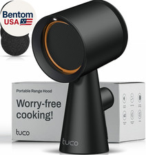 Campana extractora portátil, ventilador de escape de cocina de escritorio con 3 velocidades, triple filtro Po