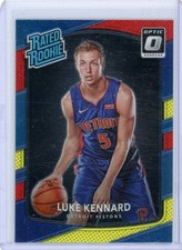 2017-18 Panini Donruss Optic - Rated Rookie Luke Kennard #189 Red & Yellow (RC)
