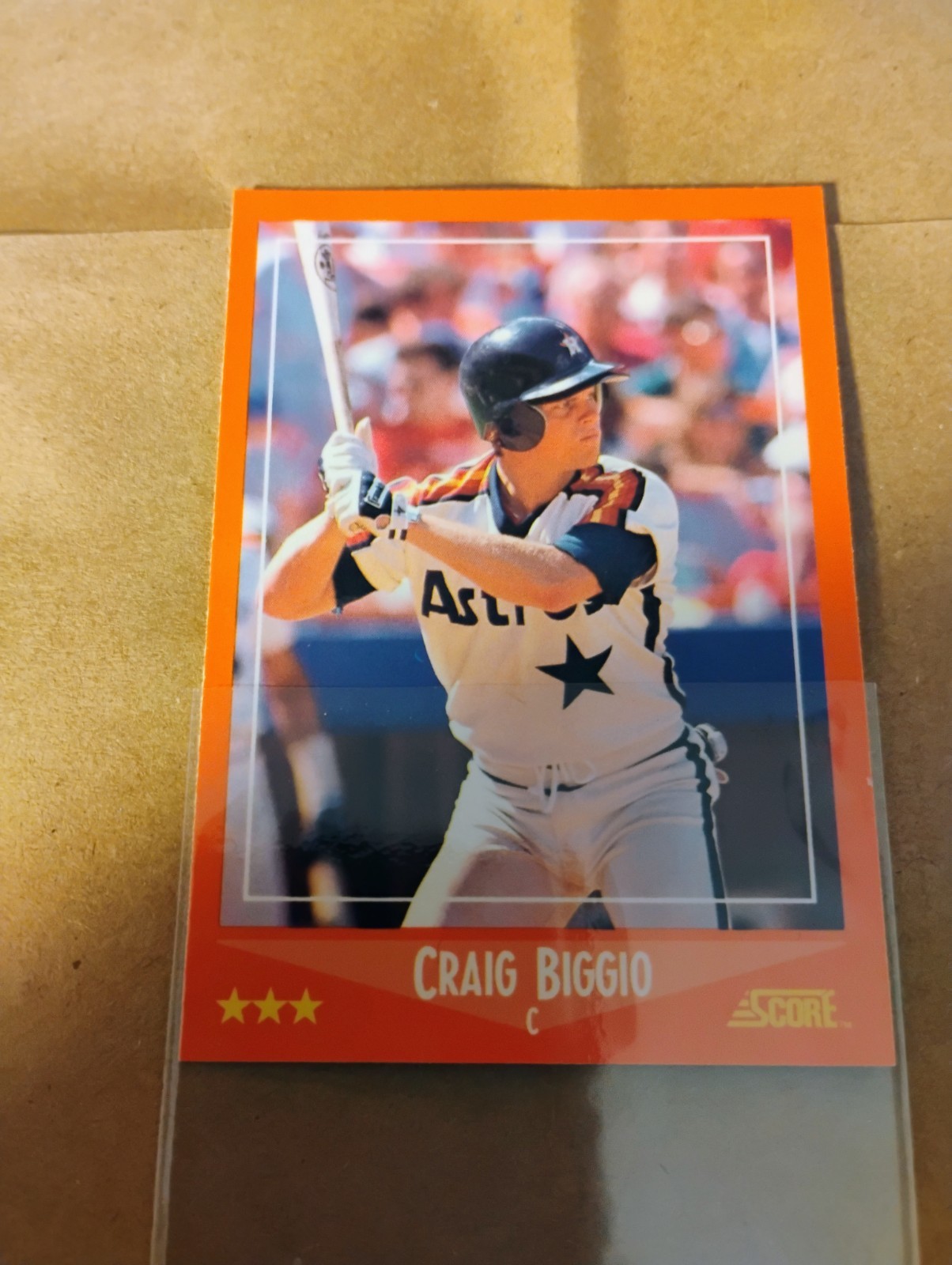 Craig Biggio 1988 Score Rookie & Traded #103T Glossy Houston Astros Mint +