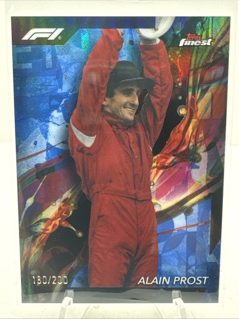 2024 Topps Finest 1 - Common Alain Prost #99 Blue Refractor /200