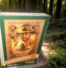 Vintage 1989 Indiana Jones & The Last Crusade Movie Poster 500 Pc Puzzle 2'X 3'