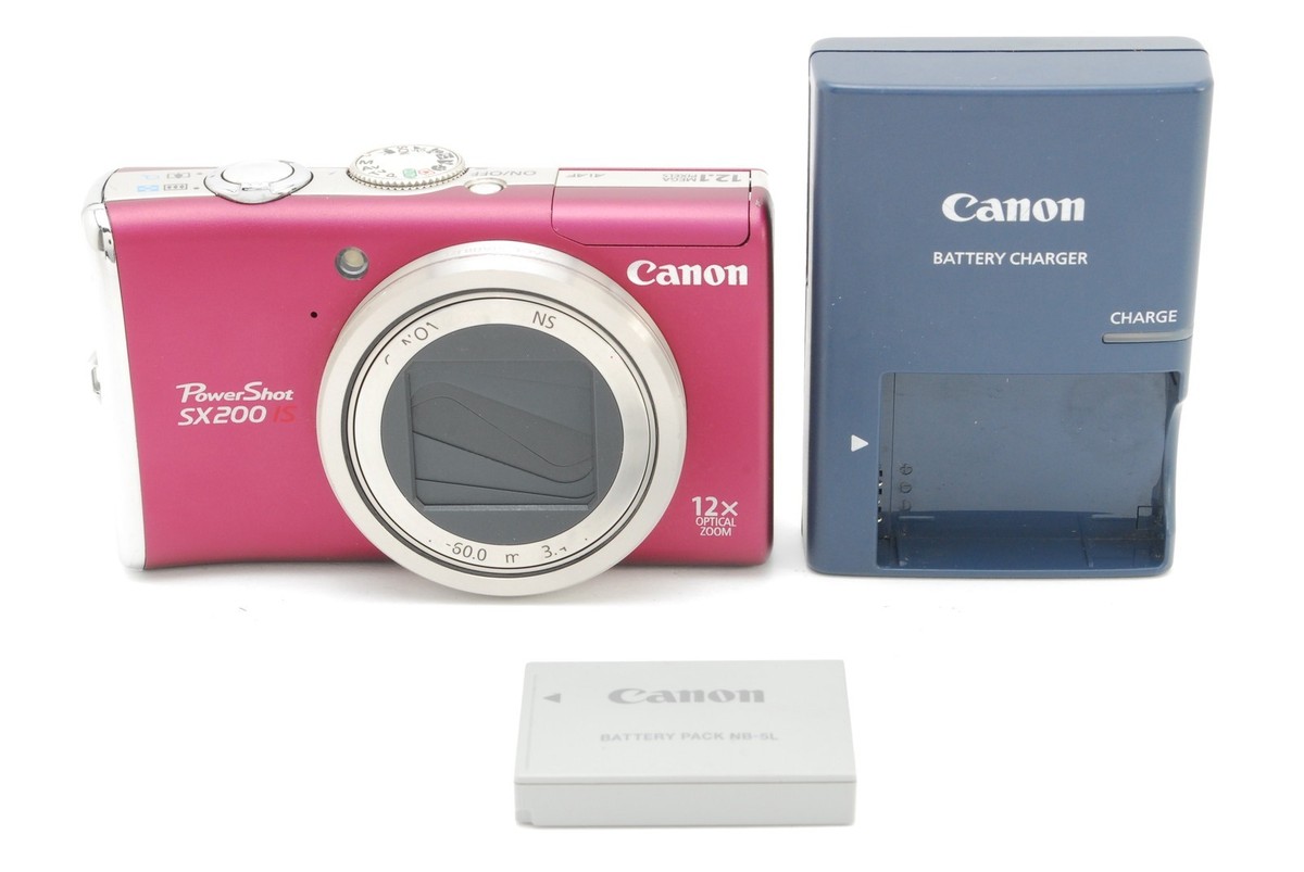 NEAR MINT] Canon Digital Camera PowerShot SX200 IS Bordeaux