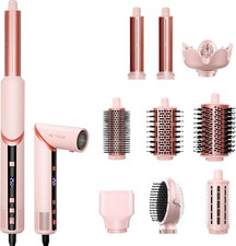 9 in 1 Hair Styler  Air Dryer Wrap Curler, High-Speed Negative Ionic Foldable H