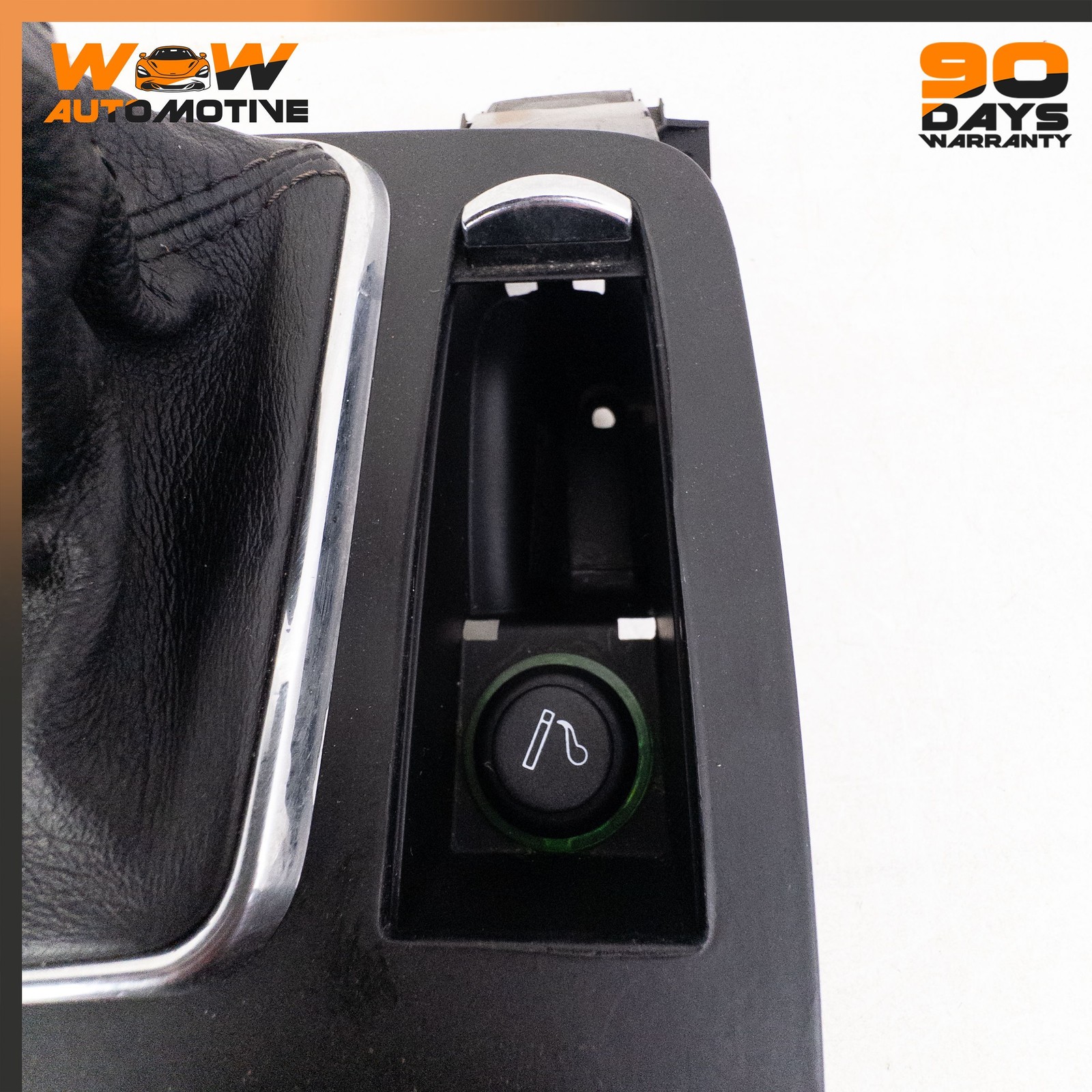 08-19 MASERATI GRANTURISMO CENTER CONSOLE SHIFT KNOB BOOT TRIM COVER ASSEMBLY OE