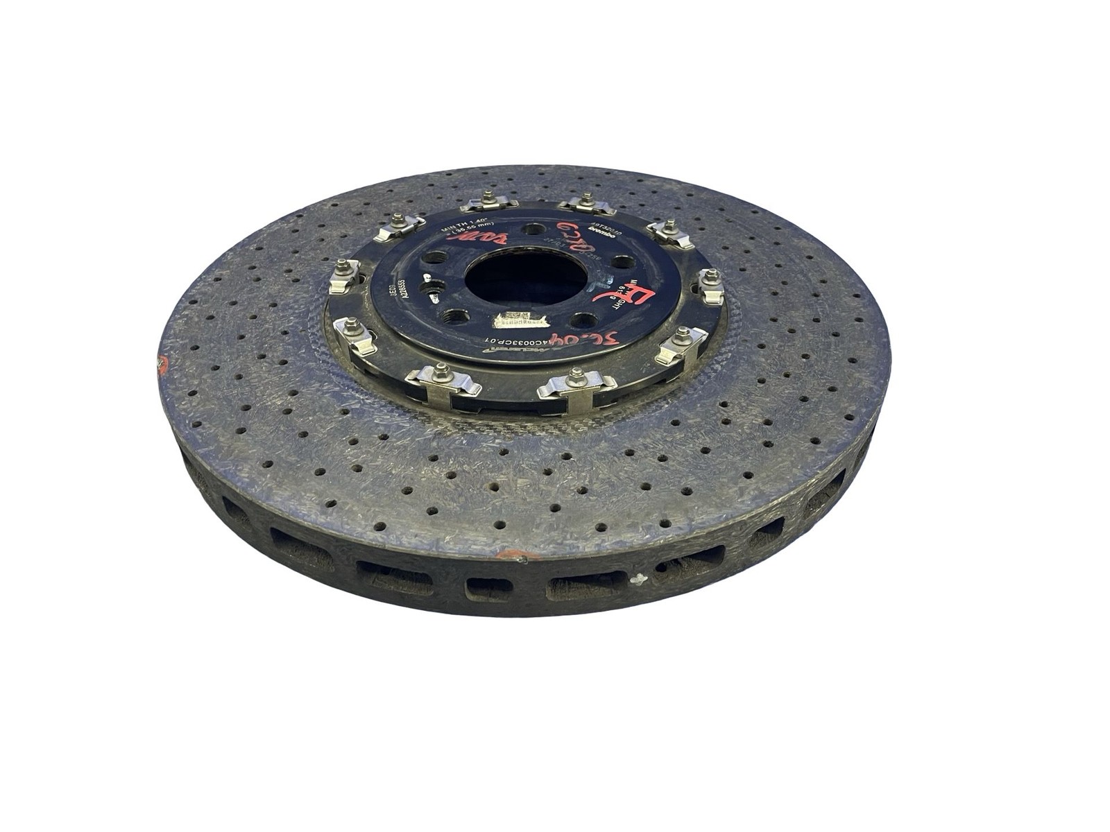 2018-2023 MCLAREN 720S RWD 4.0L FRONT LEFT BREMBO CARBON CERAMIC BRAKE ROTOR