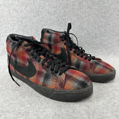 Nike SB Zoom Blazer Mid Todd Jordan Plaid Rare 310801-601 (10.5)