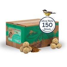 150 Stk. Meisenknödel aus der ALB-MÜHLE ohne Netz Protein Vogelfutter Lyra Pet®
