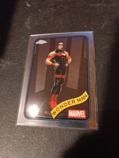 2025 Topps Chrome Marvel Base #100 WONDER MAN