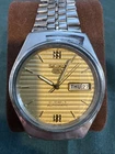 Vintage Seiko 5 Automatic – Rare Gold Dial (21 Jewels) 6319-8000