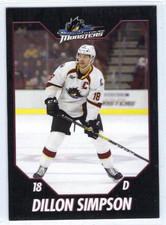 2021-22 Cleveland Monsters (AHL) Dillon Simpson