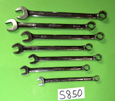 SNAP-ON TOOLS 7 PIECE SAE. COMBINATION WRENCH SET 3/8 TO 3/4 OEX707B