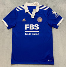 Adidas Leicester City Home Soccer Jersey Mens M Blue FBS Bia Saigon Kit NWT