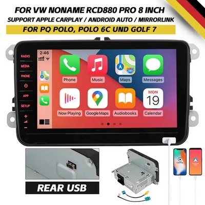 8" RCD880 PRO Android Autoradio Carplay RCD330 Autoradio Für VW Golf CC Tiguan - Bild 1 von 4
