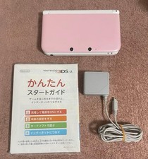 Console Nintendo 3DS LL Rose Blanc Système XL Portable Authentic Fron JPN