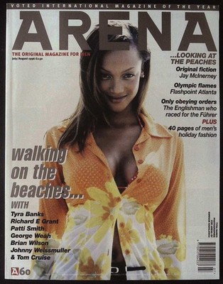 ARENA #60 July/August 1996 TYRA BANKS Jon Bon Jovi PATTI SMITH Brian Wilson @N/M