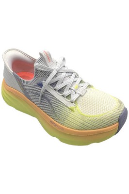 Skechers Women's D'Lux Vapor Washable Sneakers White/Coral/Yellow