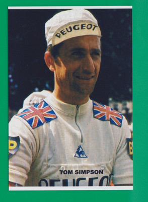 CYCLING repro PHOTO cyclist Tom Simpson team Peugeot