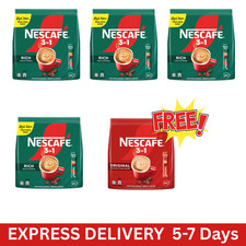 4 Packs Nescafe 3in1 Rich Strong Instant Coffee Mix 100 Sticks 1800g | EXPRESS