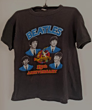 Original Vtge Beatles 15th Anniversary Yellow Submarine T-Shirt Adult Size Small