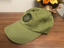 Vintage NIKE Kids Youth StrapBack Hat Ball CAP Army Green Adj Authenic Athletics