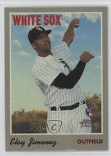 2019 Topps Heritage High Number 1970 Cloth Stickers Eloy Jimenez #17 0t02