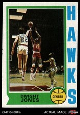 1974 Topps #59 Dwight Jones Hawks Houston 4 - VG/EX