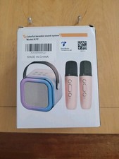 Karaoke Machine BLACK with 2 Wireless Microphones