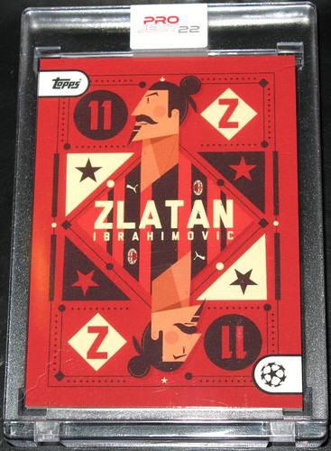 2022 Topps Project 22 Online Zlatan Ibrahimovic AC Milan Neil Stevens UEFA UCL