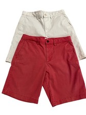 Lot of 2 GAP Mens Essential Khaki 10 Shorts S...