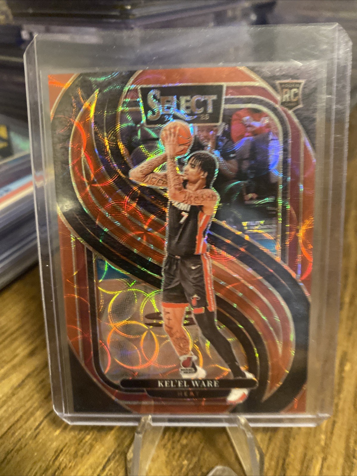 2024-25 Panini Select - Premier Level Kel'el Ware #191 Red Scope Prizm /249 (RC)