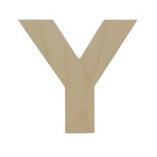 Wooden Letter Y 12 inch, Unfinished Large Wood Letters for Crafts  Woodpeckers