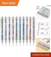 Inspirational Christian Pen Set, 10-Pack - No Bleed Retractable Ballpoint Pens