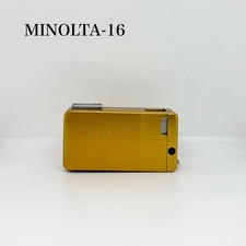  Tested MINOLTA-16 Gold 16mm Subminiature Spy Film Camera Vintage JAPAN