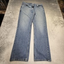 Levi's Signature Jeans Mens 36x34 Blue Relaxed Straight Leg Denim