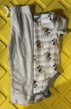 Kids Baby Cothes Size 24 Months Set Disney Top & Carters Pants
