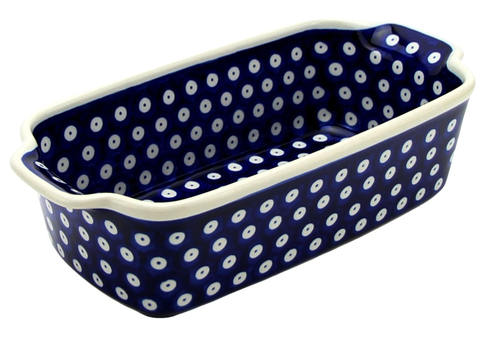 Polish Pottery Market Non-Stick Loaf Baker by Zaklady Boleslawiec 1.25 Quarts