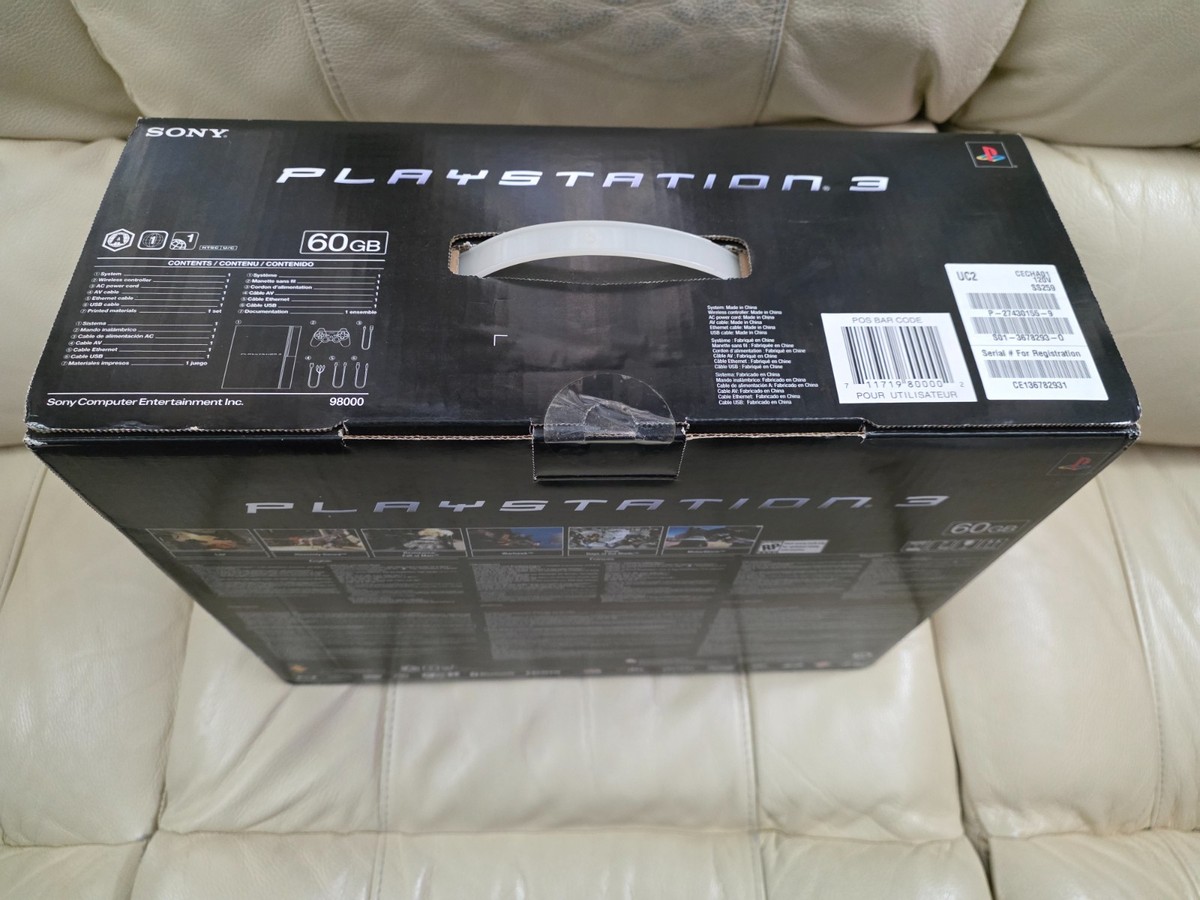 Sony PlayStation 3 60GB Piano Console - Black for sale