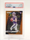 J.J. MCCARTHY 2024 PANINI PRIZM ROOKIE LAZER PRIZM RC PSA 10 Q0004