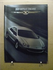2000 Chrysler Concorde Sales Brochure 28-pages Lx Lxi