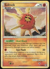 Solrock 9/102 Triumphant Holofoil Holo Rare Pokemon LP