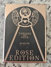 The Threads of Fate Oracle Rose Edition 55 Card Oracle Deck With Guidebook, XLNT