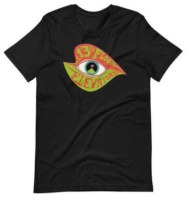 13th Floor Elevators Shirt Front Print Short Sleeve Adult Cotton Tee Size S-5XL