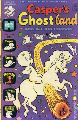 Casper's Ghostland #80 VG 1974 Stock Image Low Grade