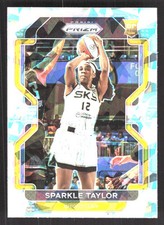 2022 Panini Prizm WNBA #43 Sparkle Taylor Ice Rookie