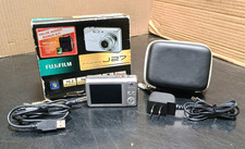 FUJIFILM FinePix J27 Compact Digital Camera 10.2MP Silver Excellent