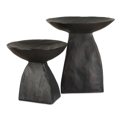 Uttermost 18281 Shadow 11"W Resin Decorative Bowls - Set of 2 - Brown - Picture 1 of 5