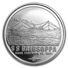 SS Gairsoppa .999 1 oz Silver Round Shipwreck Silver sunk by WWII U-boat