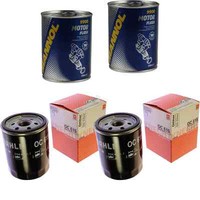 2X Original Mahle / Knecht ÖLfilter OC 615 + 2X SCT Motor Flush MotorspüLung