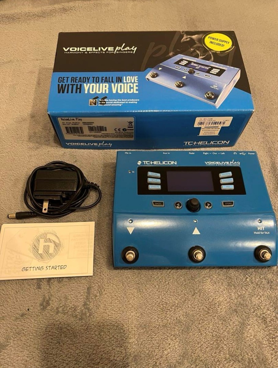 VOICELIVEPLAY / TCヘリコン Amazon | □TC-HELICON VoiceLive Play ボーカル用エフェクター