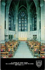 Vintage PPC - St Martin of Tours Chapel, New York Ny - F53218